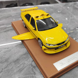 [Vehicle Art] 1-18 Peugeot 2001 406 Taxi jaune voiture miniature Resin
