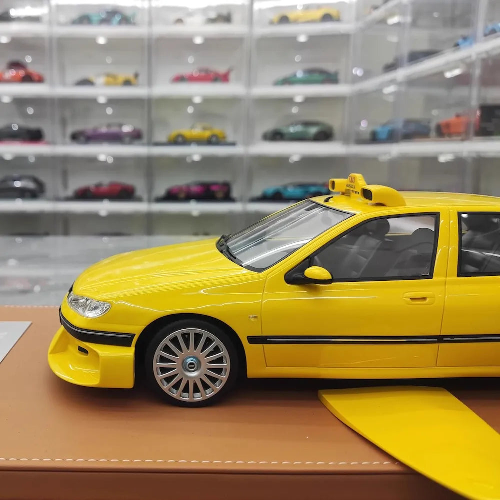 [Vehicle Art] 1-18 Peugeot 2001 406 Taxi jaune voiture miniature Resin
