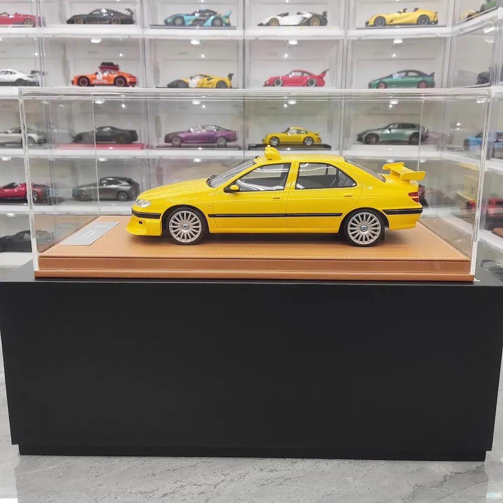 [Vehicle Art] 1-18 Peugeot 2001 406 Taxi jaune voiture miniature Resin