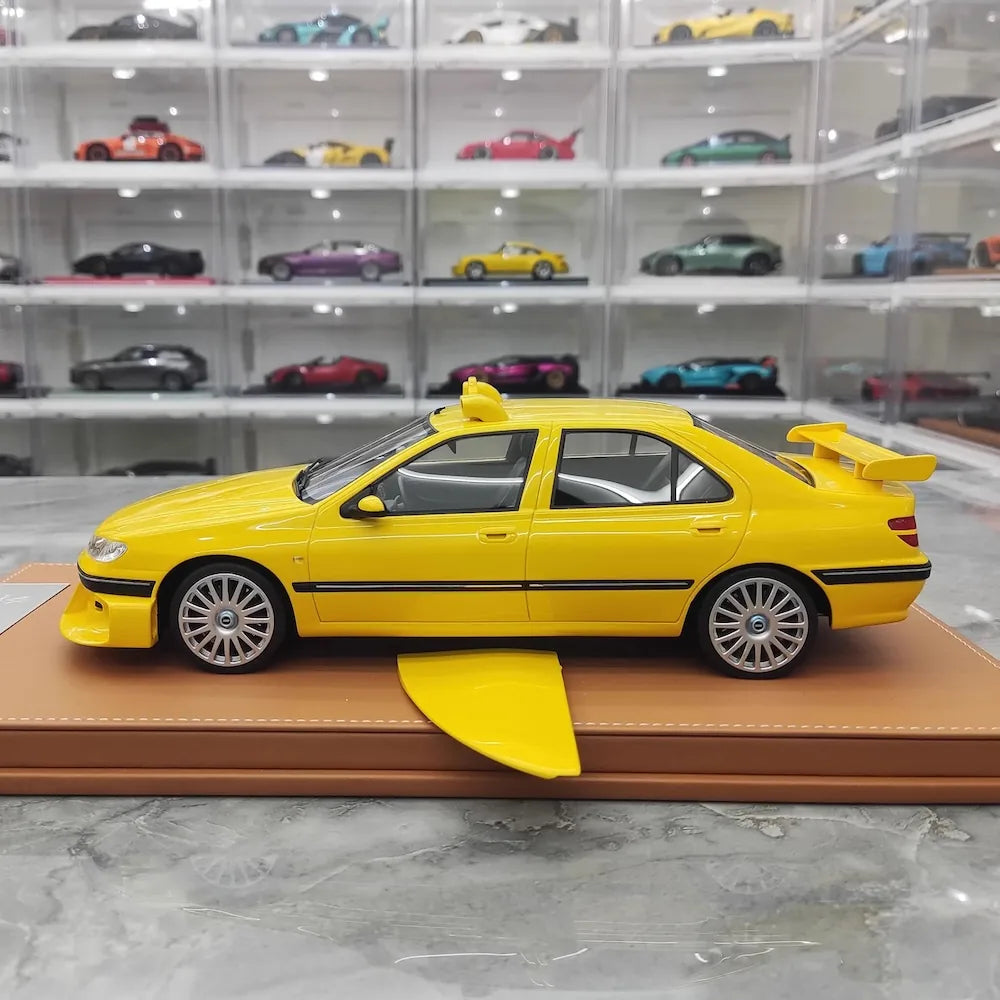 [Vehicle Art] 1-18 Peugeot 2001 406 Taxi jaune voiture miniature Resin