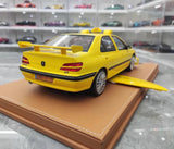 [Vehicle Art] 1-18 Peugeot 2001 406 Taxi jaune voiture miniature Resin