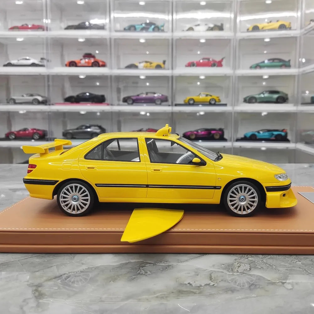 [Vehicle Art] 1-18 Peugeot 2001 406 Taxi jaune voiture miniature Resin