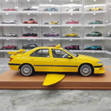 [Vehicle Art] 1-18 Peugeot 2001 406 Taxi jaune voiture miniature Resin