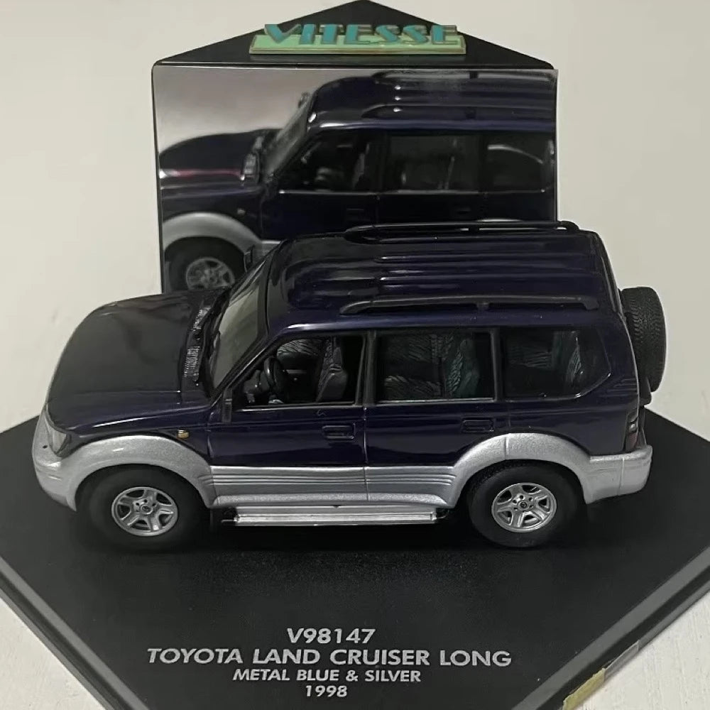 [Vitesse] 1:43 Toyota 1996 Land Cruiser Prado J90 Blue Model Car Die-Cast