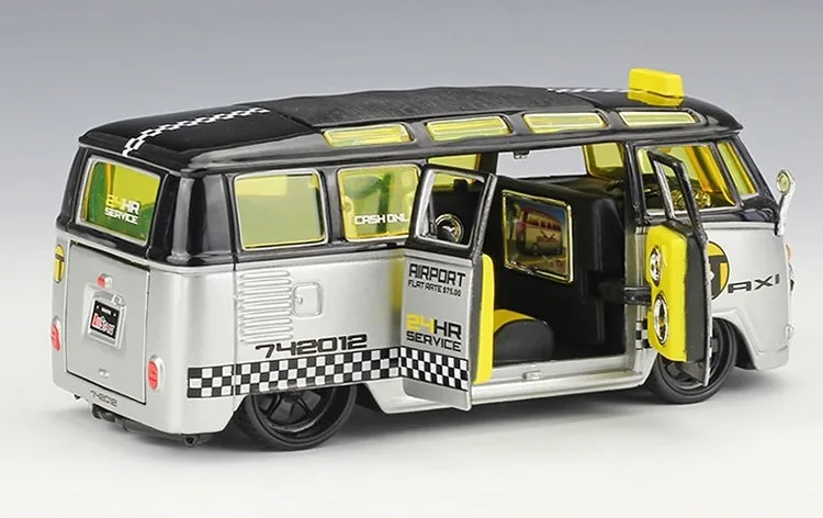 1:24 Volkswagen 1963 T1 Bus Modified Mod Die Cast Model Car