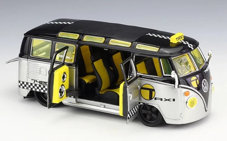 1:24 Volkswagen 1963 T1 Bus Modified Mod Die Cast Model Car