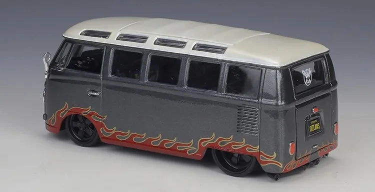 1:24 Volkswagen 1963 T1 Bus Modified Mod Die Cast Model Car