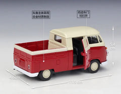 1:36 Volkswagen 1964 T1 Double Cabin Pick Up Die Cast Model Car