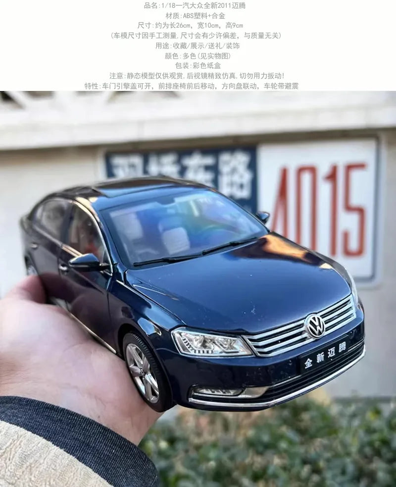1:18 Volkswagen 2012 Magotan Die Cast Model Car