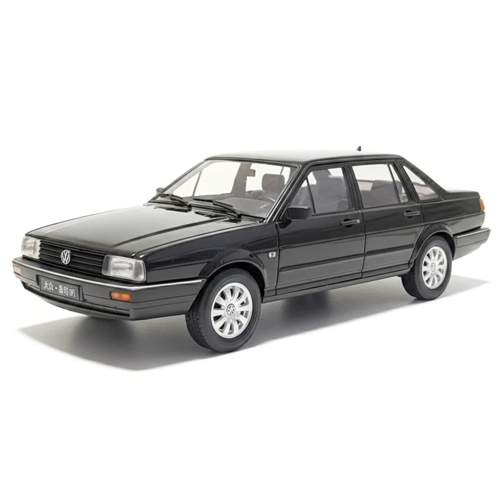 [Welly] 1:18 Volkswagen 1987 Santana B2 Black Model Car Die-Cast