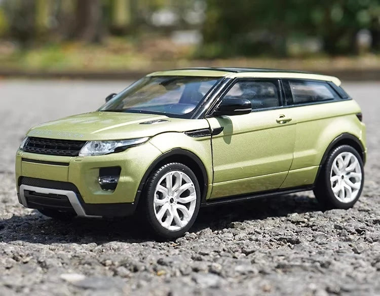 [Welly] 1:24 Land Rover 2011 Range Rover Evoque vihreä pienoismalli Die-Cast