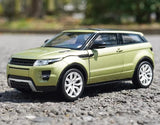 [Welly] 1:24 Land Rover 2011 Range Rover Evoque vihreä pienoismalli Die-Cast