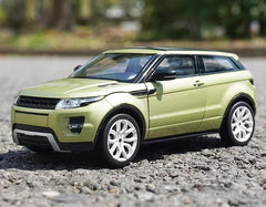 [Welly] 1:24 Land Rover 2011 Range Rover Evoque verde modellino di auto Die-Cast