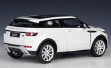 [Welly] 1:24 Land Rover 2011 Range Rover Evoque bianco modellino di auto Die-Cast