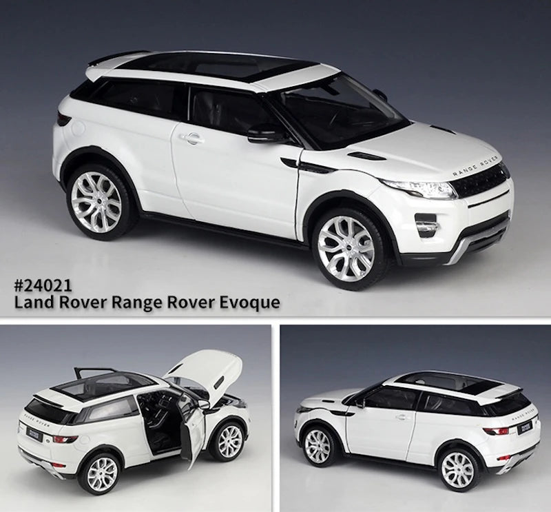 [Welly] 1:24 Land Rover 2011 Range Rover Evoque White Model Car Die-Cast