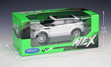 [Welly] 1:24 Land Rover 2011 Range Rover Evoque bianco modellino di auto Die-Cast