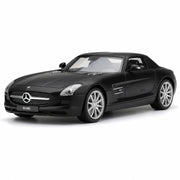 Welly Mercedes-AMG 2010 SLS Schwarz 1:24 – Druckguss-Modellauto für die Vitrine