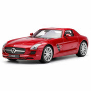 Welly Mercedes-AMG 2010 SLS Rot 1:24 – Druckguss-Modellauto für die Vitrine