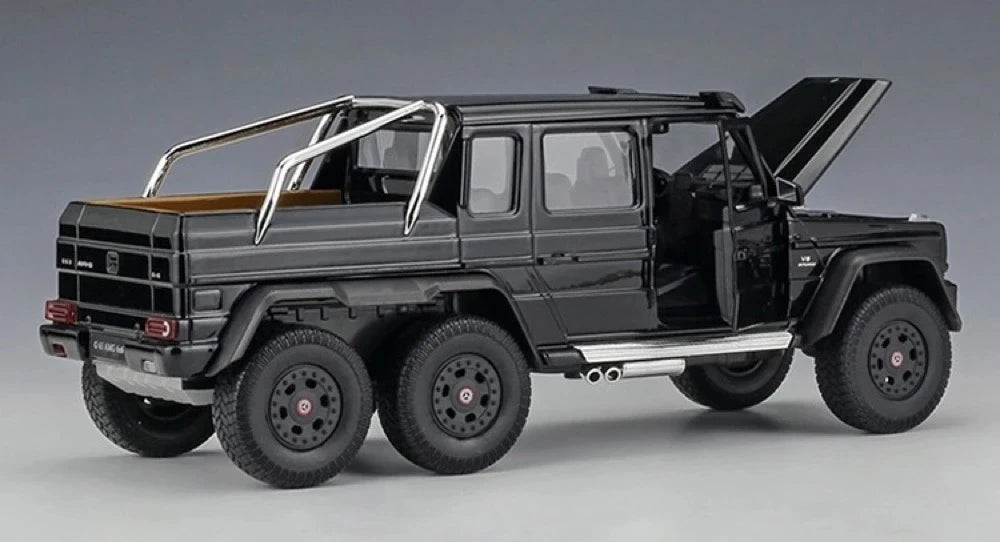 [Welly] 1:24 Mercedes-AMG 2013 G63 6x6 Black Model Car Die-Cast