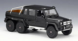 [Welly] 1:24 Mercedes-AMG 2013 G63 6x6 noir voiture miniature Die-Cast