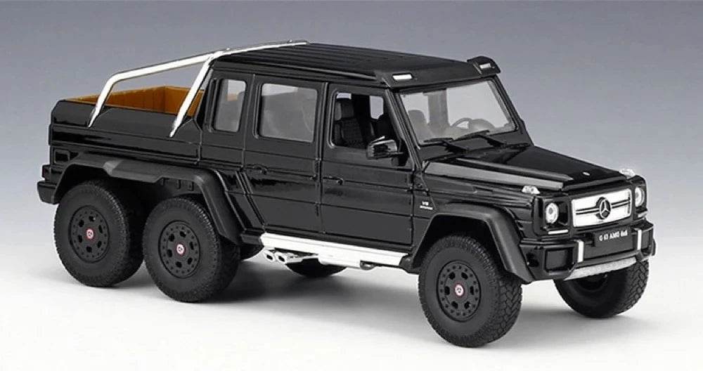 [Welly] 1:24 Mercedes-AMG 2013 G63 6x6 Black Model Car Die-Cast
