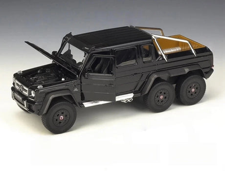 [Welly] 1:24 Mercedes-AMG 2013 G63 6x6 Black Model Car Die-Cast
