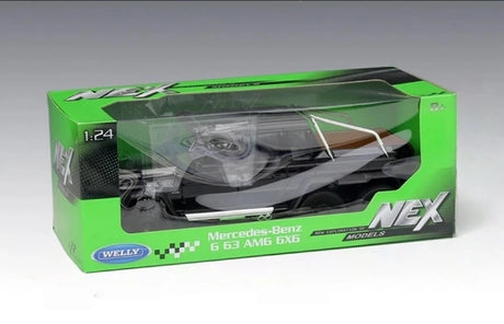 [Welly] 1:24 Mercedes-AMG 2013 G63 6x6 Black Model Car Die-Cast