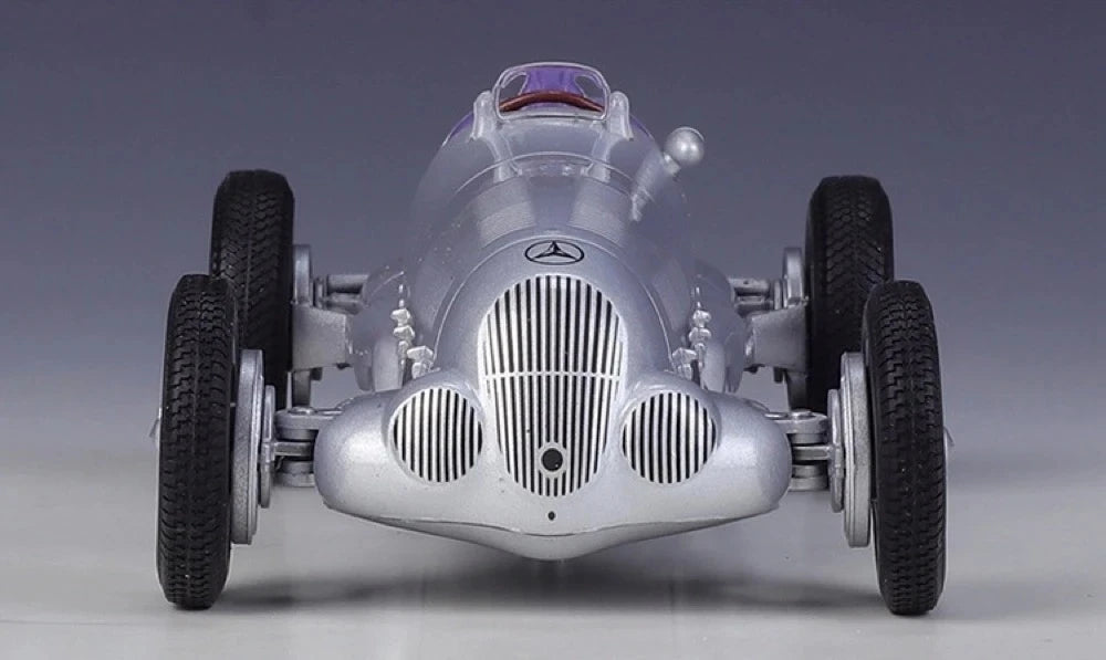 [Welly] 1:24 Mercedes-Benz 1937 W125 Silver Model Car Die-Cast