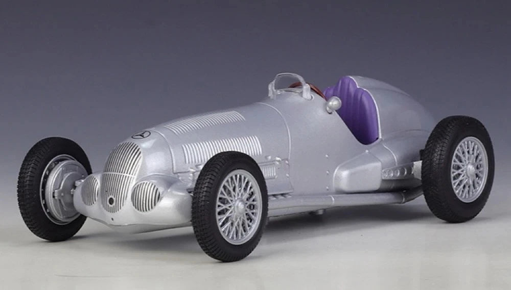 [Welly] 1:24 Mercedes-Benz 1937 W125 Silver Model Car Die-Cast