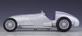 [Welly] 1:24 Mercedes-Benz 1937 W125 zilver modelauto Die-Cast