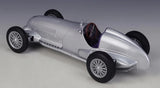 [Welly] 1:24 Mercedes-Benz 1937 W125 zilver modelauto Die-Cast
