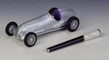 [Welly] 1:24 Mercedes-Benz 1937 W125 zilver modelauto Die-Cast