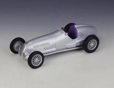 [Welly] 1:24 Mercedes-Benz 1937 W125 zilver modelauto Die-Cast