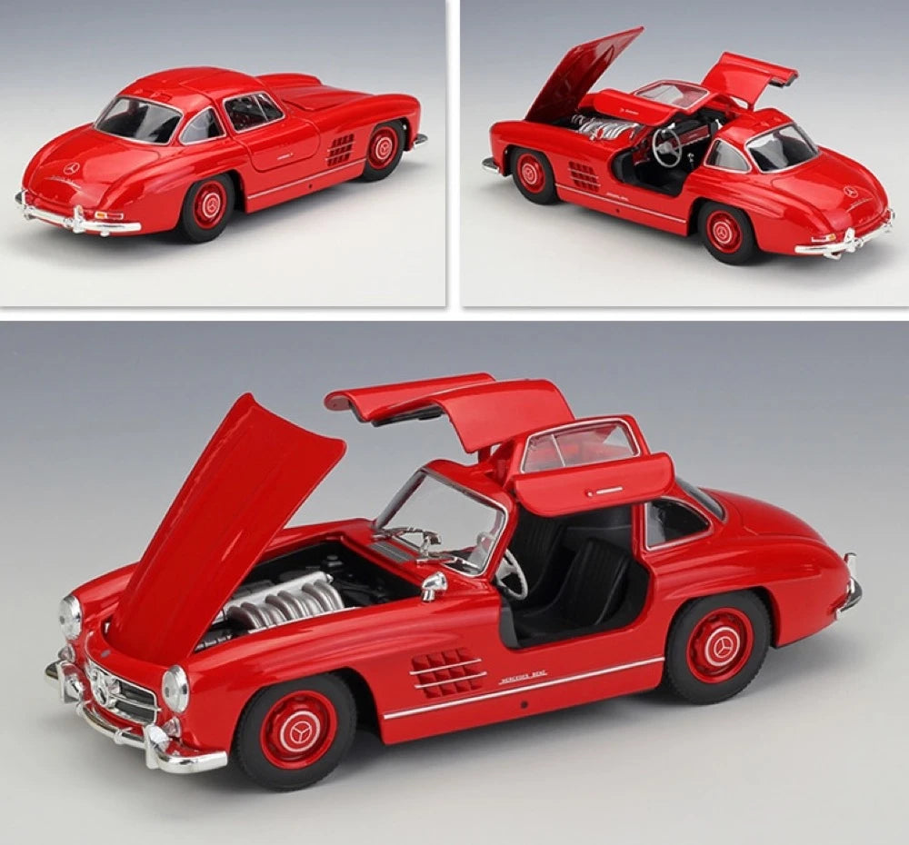 [Welly] 1:24 Mercedes-Benz 1954 300 SL Red Model Car Die-Cast