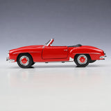 Welly Mercedes-Benz 1955 190SL Red 1:24 – Modelo de Exhibición de Fundición a Presión