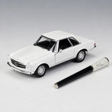 [Welly] 1:24 Mercedes-Benz 1963 230SL White Model Car Die-Cast