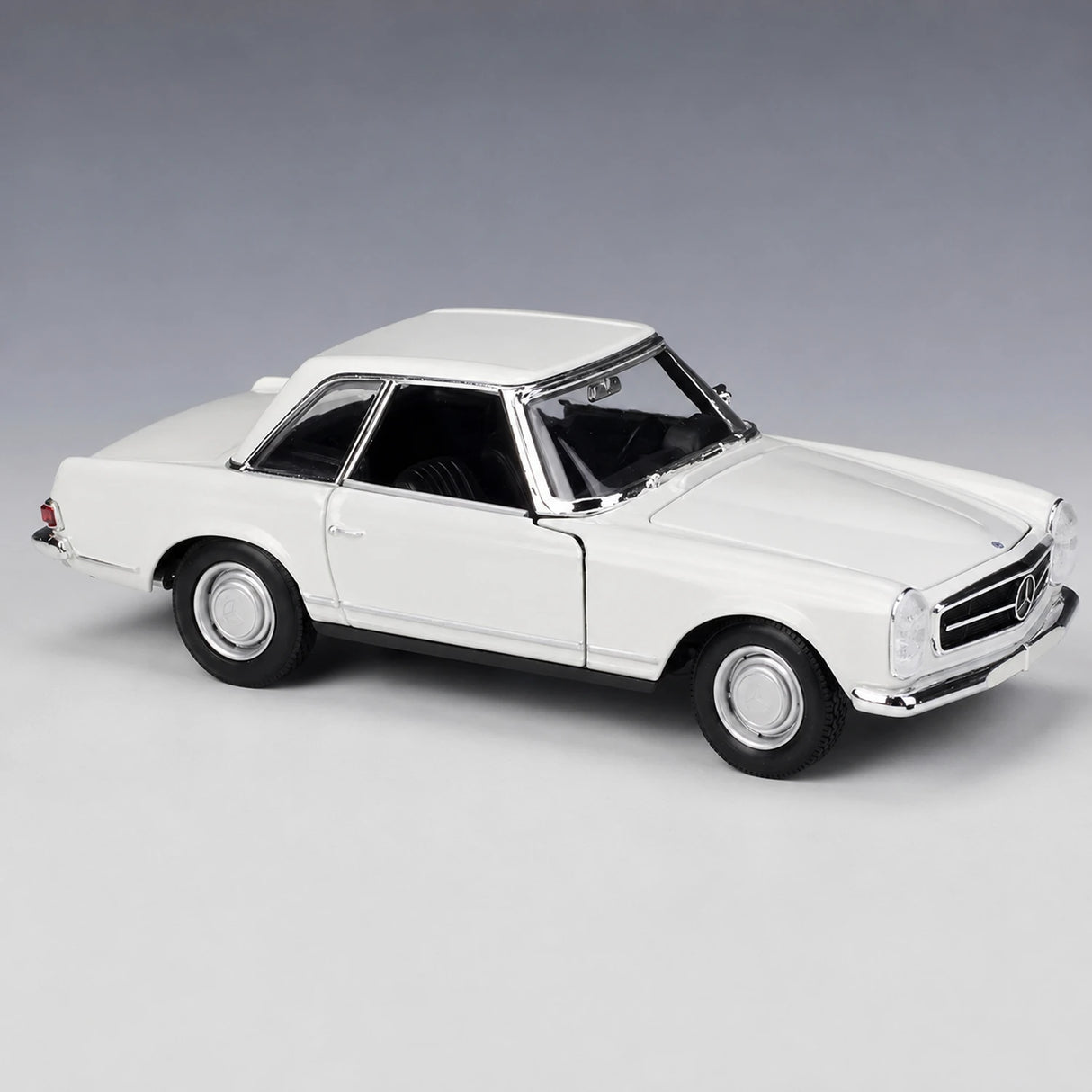 [Welly] 1:24 Mercedes-Benz 1963 230SL White Model Car Die-Cast