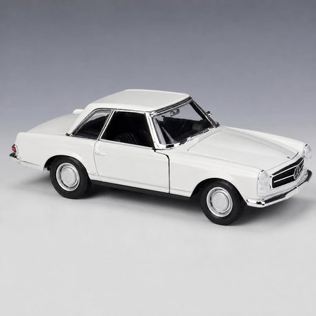 [Welly] 1:24 Mercedes-Benz 1963 230SL bianco modellino di auto Die-Cast