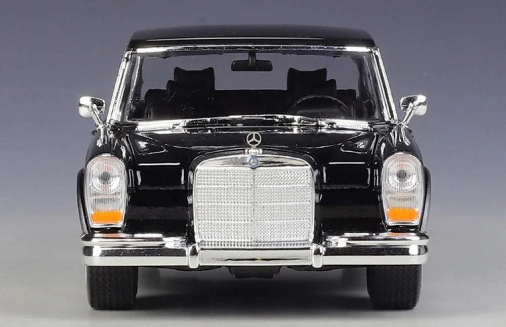 [Welly] 1:24 Mercedes-Benz 1963 600 Black Model Car Die-Cast