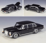 [Welly] 1:24 Mercedes-Benz 1963 600 noir voiture miniature Die-Cast