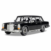 Welly Mercedes-Benz 1963 600 negro 1:24 – coche a escala de metal fundido para exposición