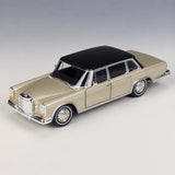 [Welly] 1:24 Mercedes-Benz 1963 600 Gold Model Car Die-Cast