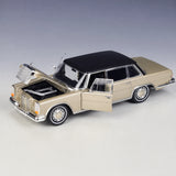 [Welly] 1:24 Mercedes-Benz 1963 600 Gold Model Car Die-Cast