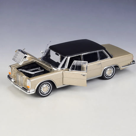[Welly] 1:24 Mercedes-Benz 1963 600 oro modellino di auto Die-Cast