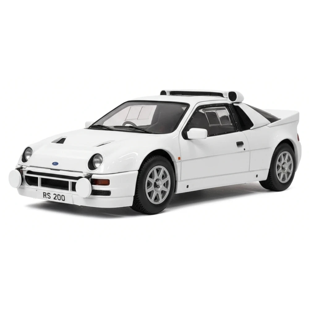 [WHITEBOX] 1:24 Ford 1986 RS200 White Model Car Die-Cast