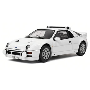 [WHITEBOX] 1:24 Ford 1986 RS200 White Model Car Die-Cast