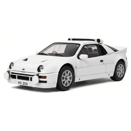 [WHITEBOX] 1:24 Ford 1986 RS200 White Model Car Die-Cast