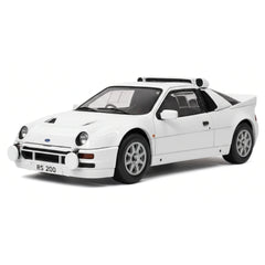 [WHITEBOX] 1:24 Ford 1986 RS200 White Model Car Die-Cast