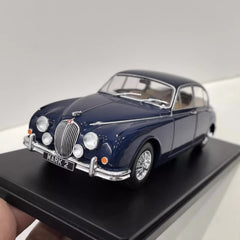 [WHITEBOX] 1:24 Jaguar 1960 Mark 2 Blue Model Car Die-Cast