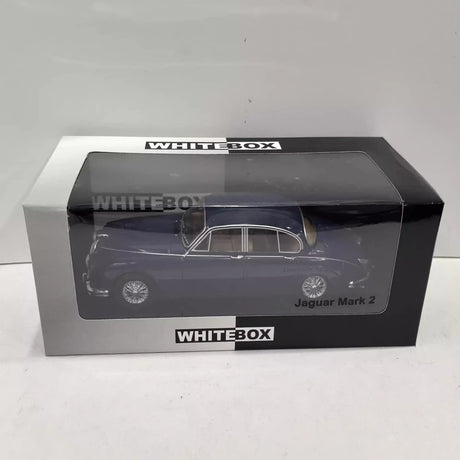 [WHITEBOX] 1:24 Jaguar 1960 Mark 2 Blue Model Car Die-Cast